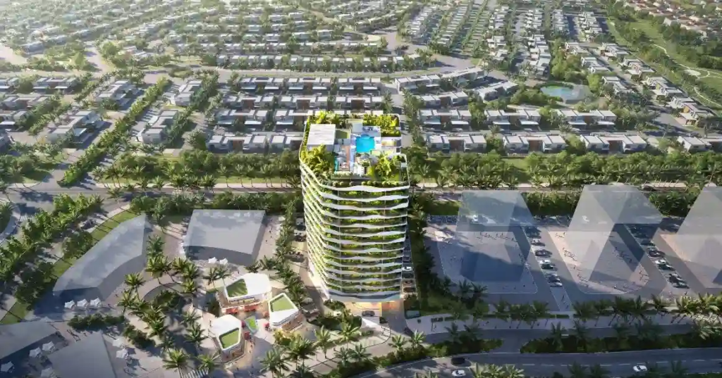 Dubai Land Residence Complex view