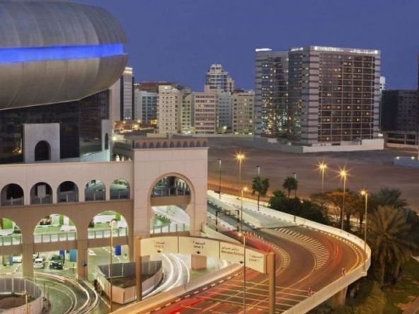 Urban infrastructure and skyline near Residential plots for sale in Dubai
