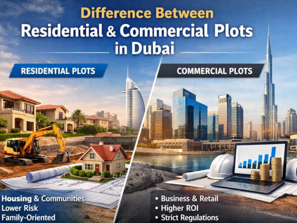 Residential-vs-commercial-plots-in-UAE by PlotAE